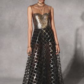 Christian Dior Sequined Illusion Lattice Gown — image 1