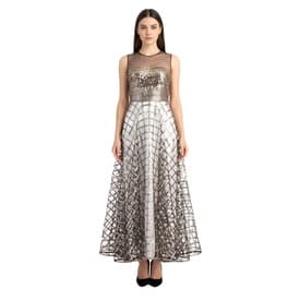 Christian Dior Sequined Illusion Lattice Gown — image 2