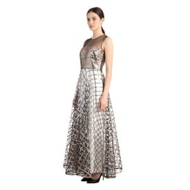 Christian Dior Sequined Illusion Lattice Gown — image 7