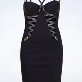 Versace Jeans Couture Bustier Lace Up Dress — image 1