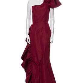 Christian Siriano Silk Long Dress — image 1