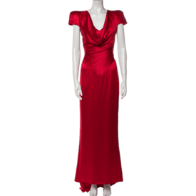 Alexander McQueen Resort  2010 Silk Evening Gown — image 3