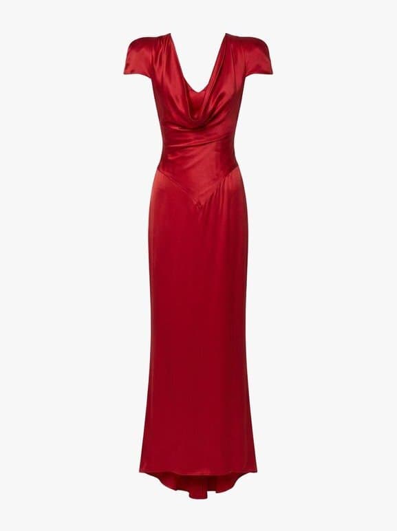 Alexander McQueen Resort  2010 Silk Evening Gown
