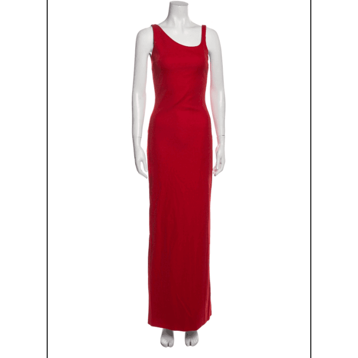 Versus Versace Red Evening Dress