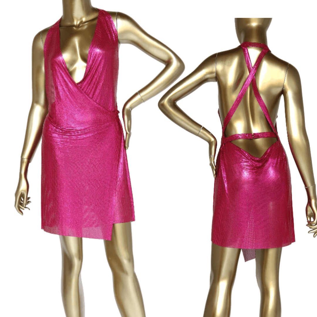 Fannie Schiavoni Maia Fuchsia Dress