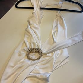 Tom Ford For Gucci Vintage 2004 White Jersey Gown — image 1