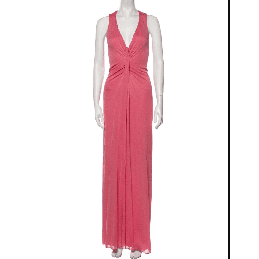 Tom Ford Plunge Neckline Long Dress