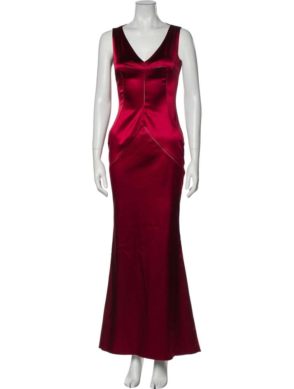 Dolce & Gabbana V-neck Long Dress