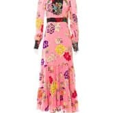 Gucci Pink Floral Maxi Dress — image 1