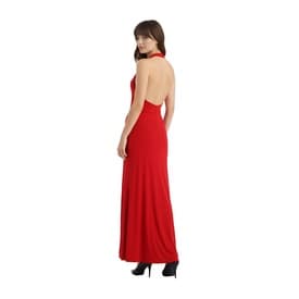 Alexandre Vauthier Red Halter Slit Gown — image 4