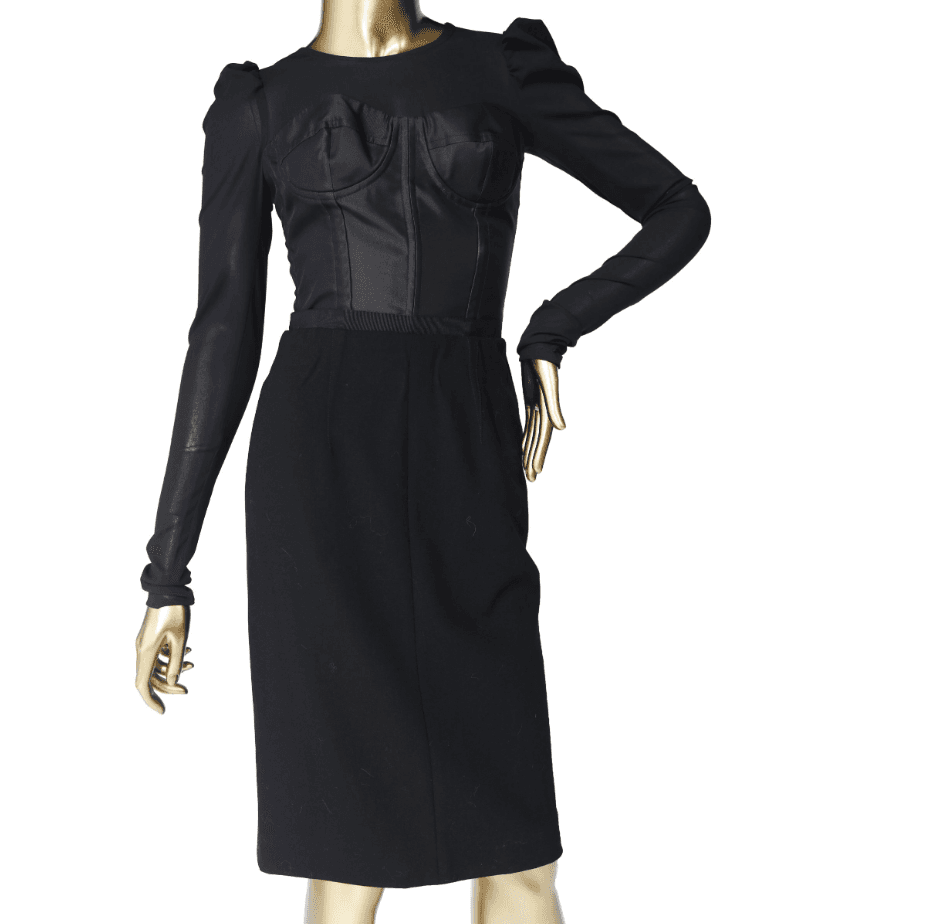Dolce & Gabbana Virgin Wool Knee-length Dress
