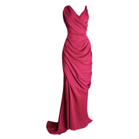 John Galliano Fall 2007 Draped Asymmetrical Gown — image 1