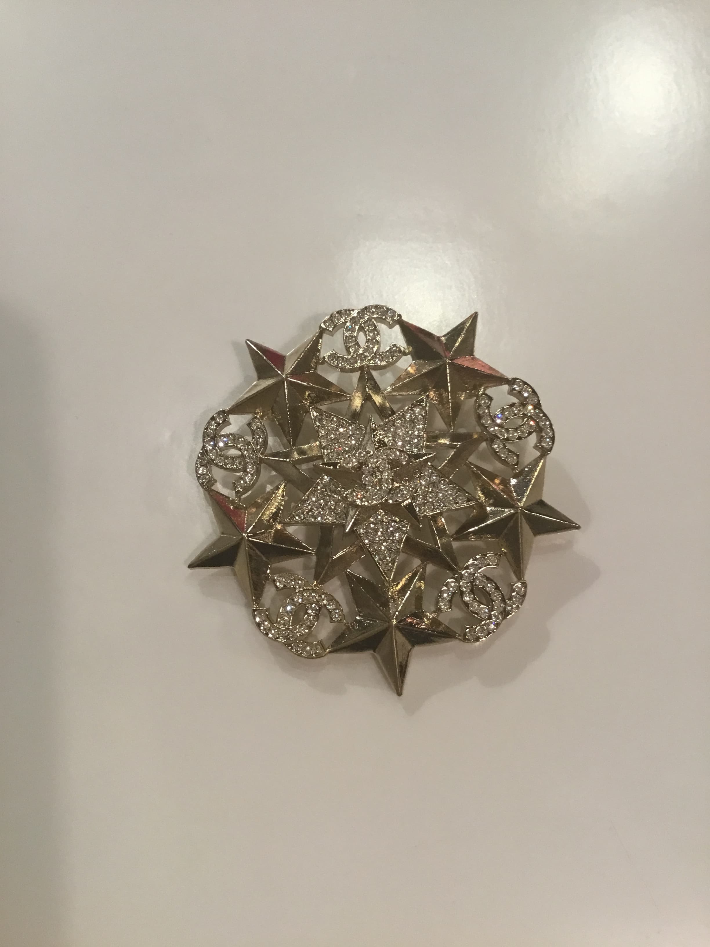 Chanel Star Flower Brooch