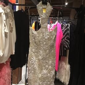 Blumarine White Embellished Sequin Dress — image 1