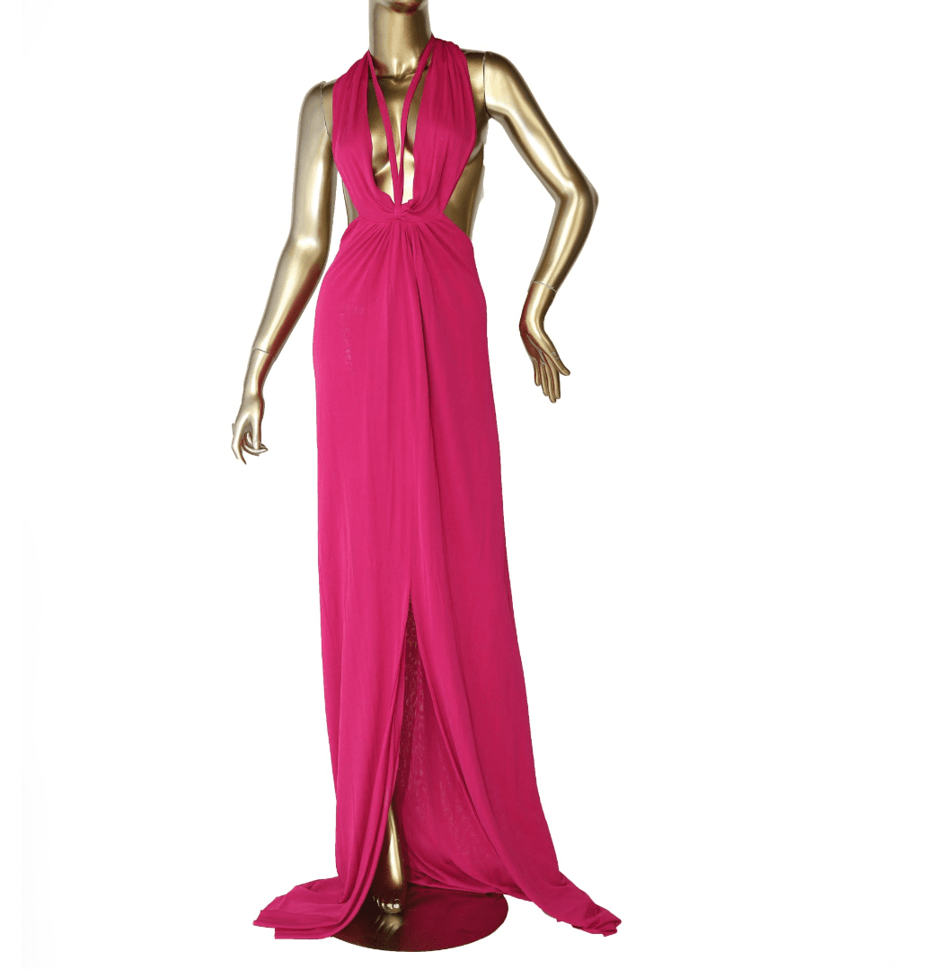 Naeem Khan Sleeveless Evening Gown Pink