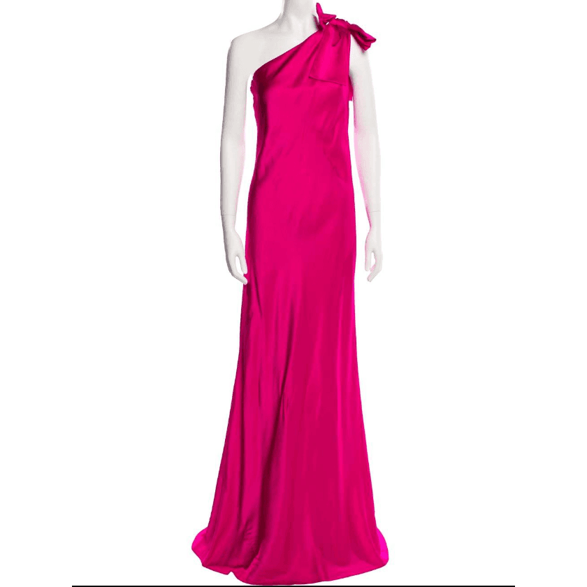 Valentino One-shoulder Long Dress