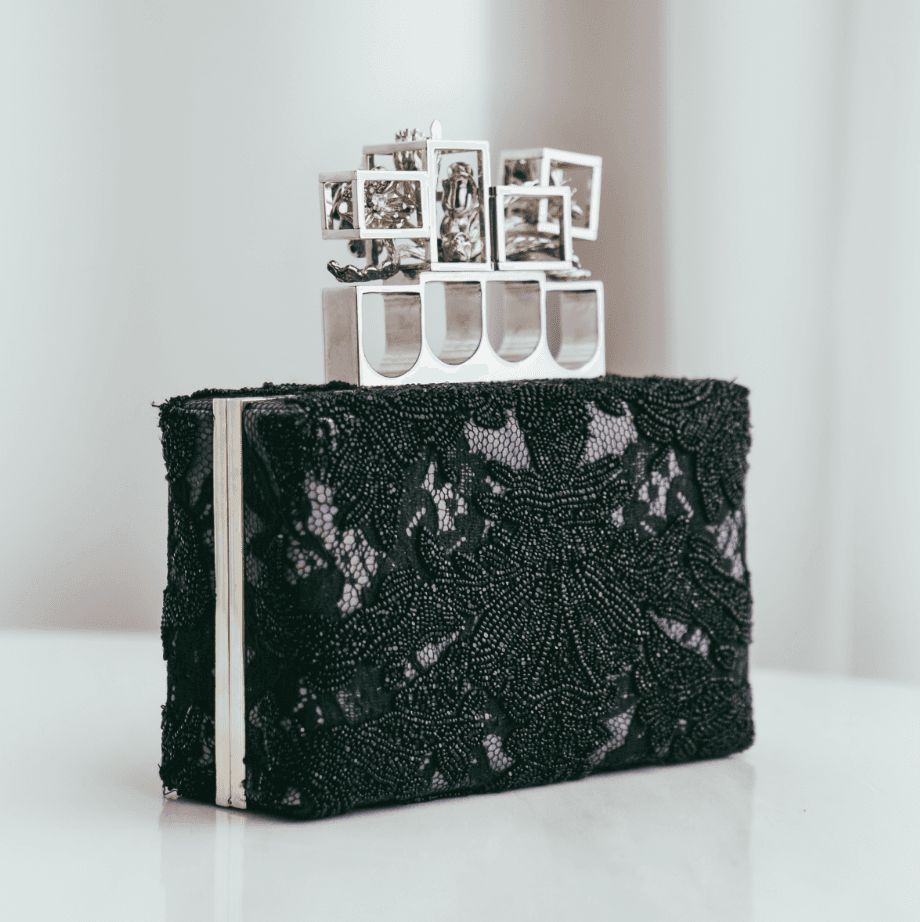 Alexander Mcqueen Poppy Cage Knuckle Box
