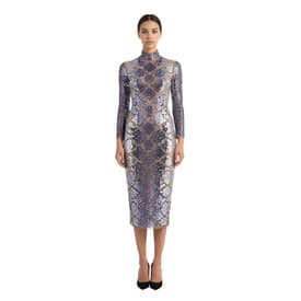 David Koma Long Sleeve Plexi Embellished Dress — image 5