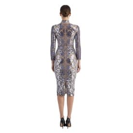 David Koma Long Sleeve Plexi Embellished Dress — image 6