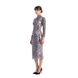 David Koma Long Sleeve Plexi Embellished Dress — image 8