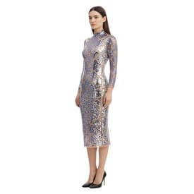 David Koma Long Sleeve Plexi Embellished Dress — image 9