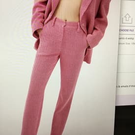 Magda Butrym Tailored Handwoven Crochet Flare Pants — image 1