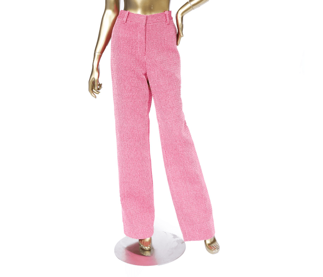 Magda Butrym Tailored Handwoven Crochet Flare Pants