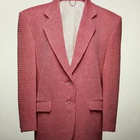 Magda Butrym Tailored Oversized Handwoven Blazer — image 1