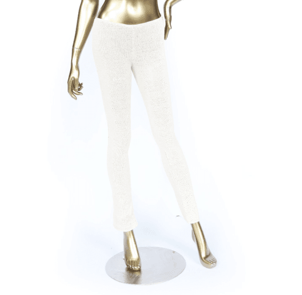 Magda Butrym Crochet Pants In Cream