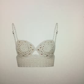 Magda Butrym Longline Crochet Bra — image 1