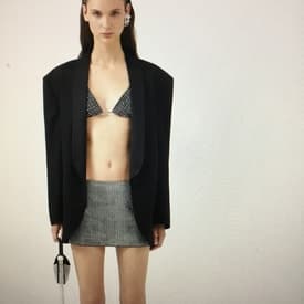 Magda Butrym Diamanté Crystal Mini Skirt — image 1