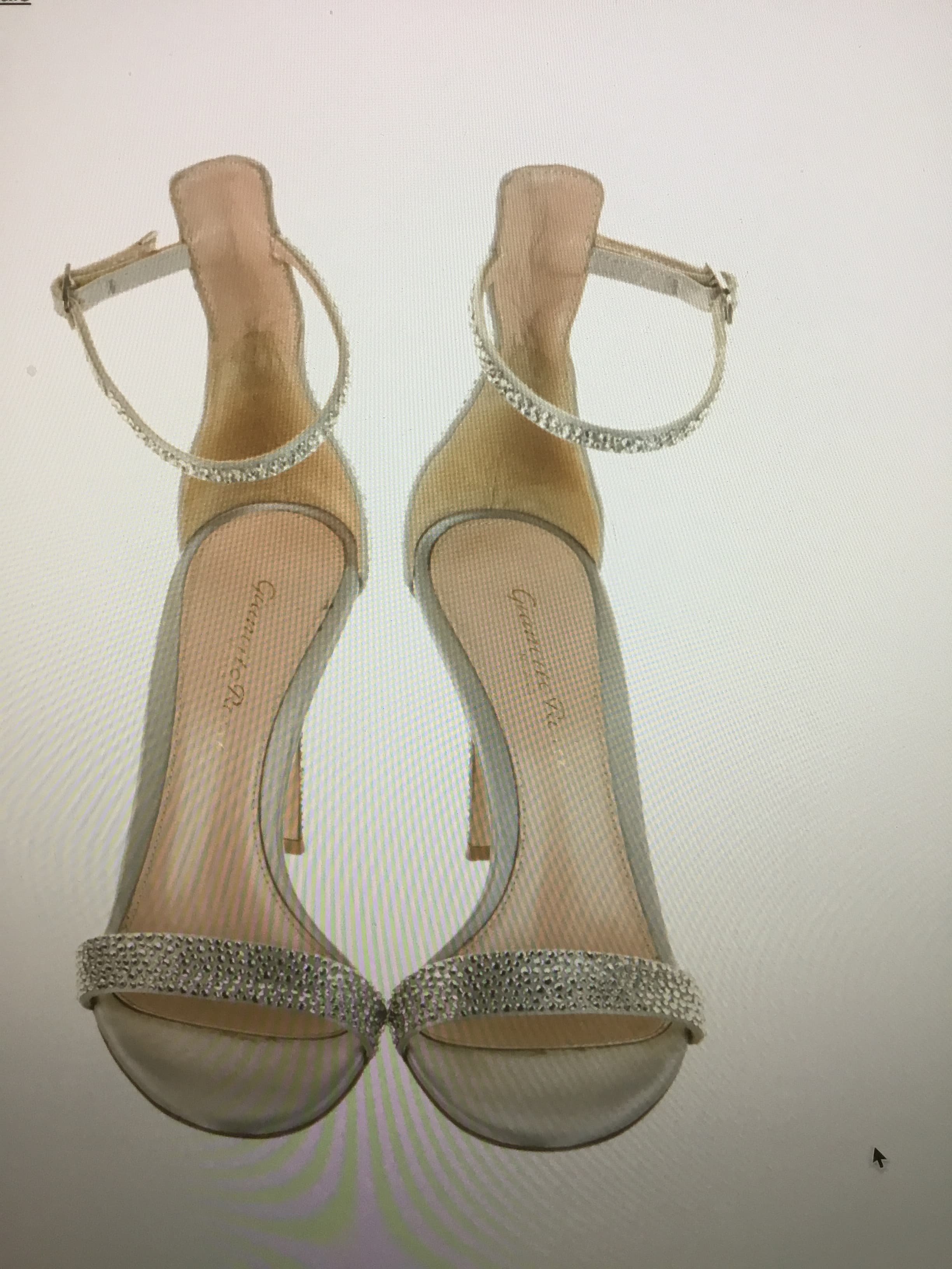 Gianvito Rossi Crystal Trim Sandals