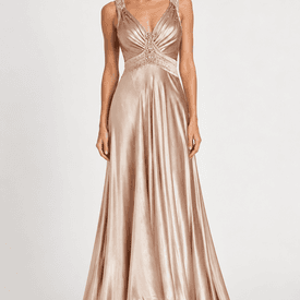 Paco Rabanne Satin Velvet Crystal Embellished Dress — image 4