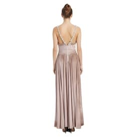 Paco Rabanne Satin Velvet Crystal Embellished Dress — image 8