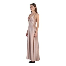 Paco Rabanne Satin Velvet Crystal Embellished Dress — image 10