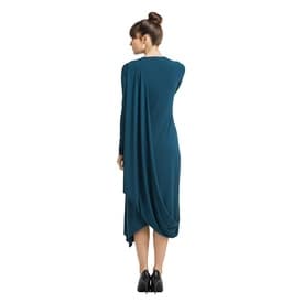 Mugler Asymmetric Draped Minidress — image 5
