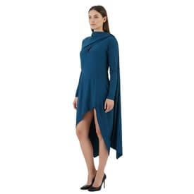 Mugler Asymmetric Draped Minidress — image 7