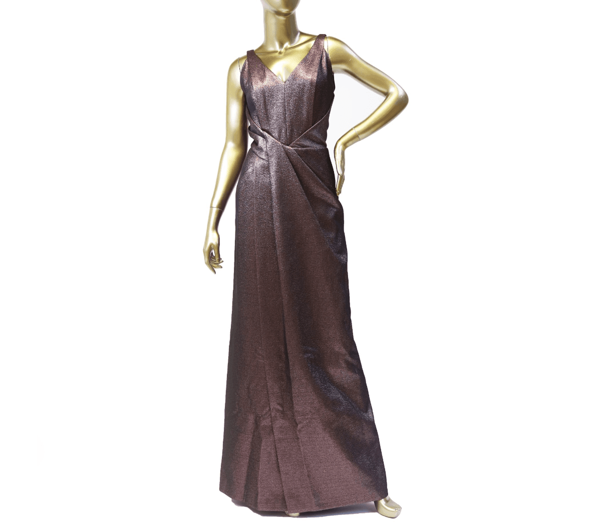 J. Mendel V-neck Long Dress
