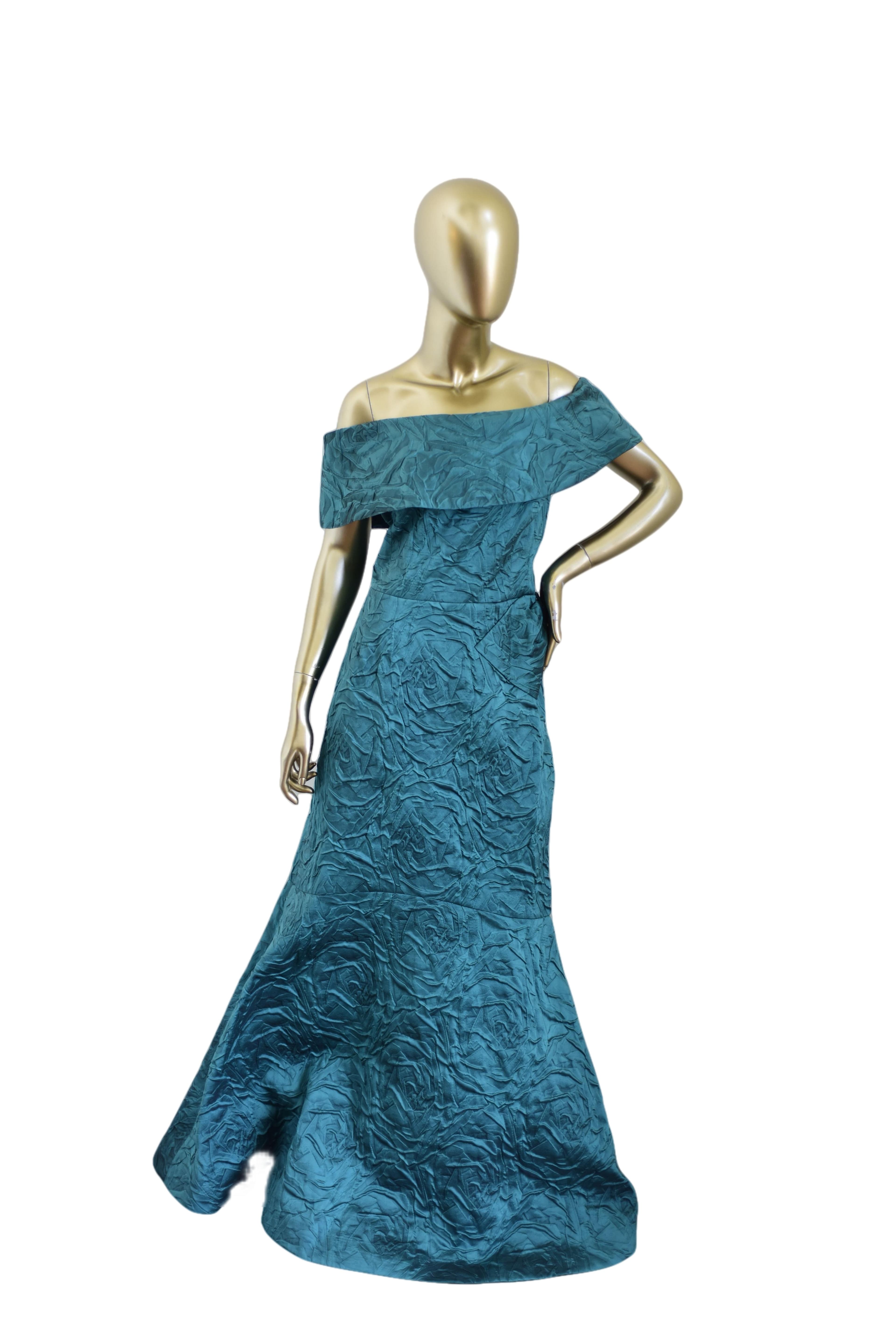 Teri Jon Green Evening Gown