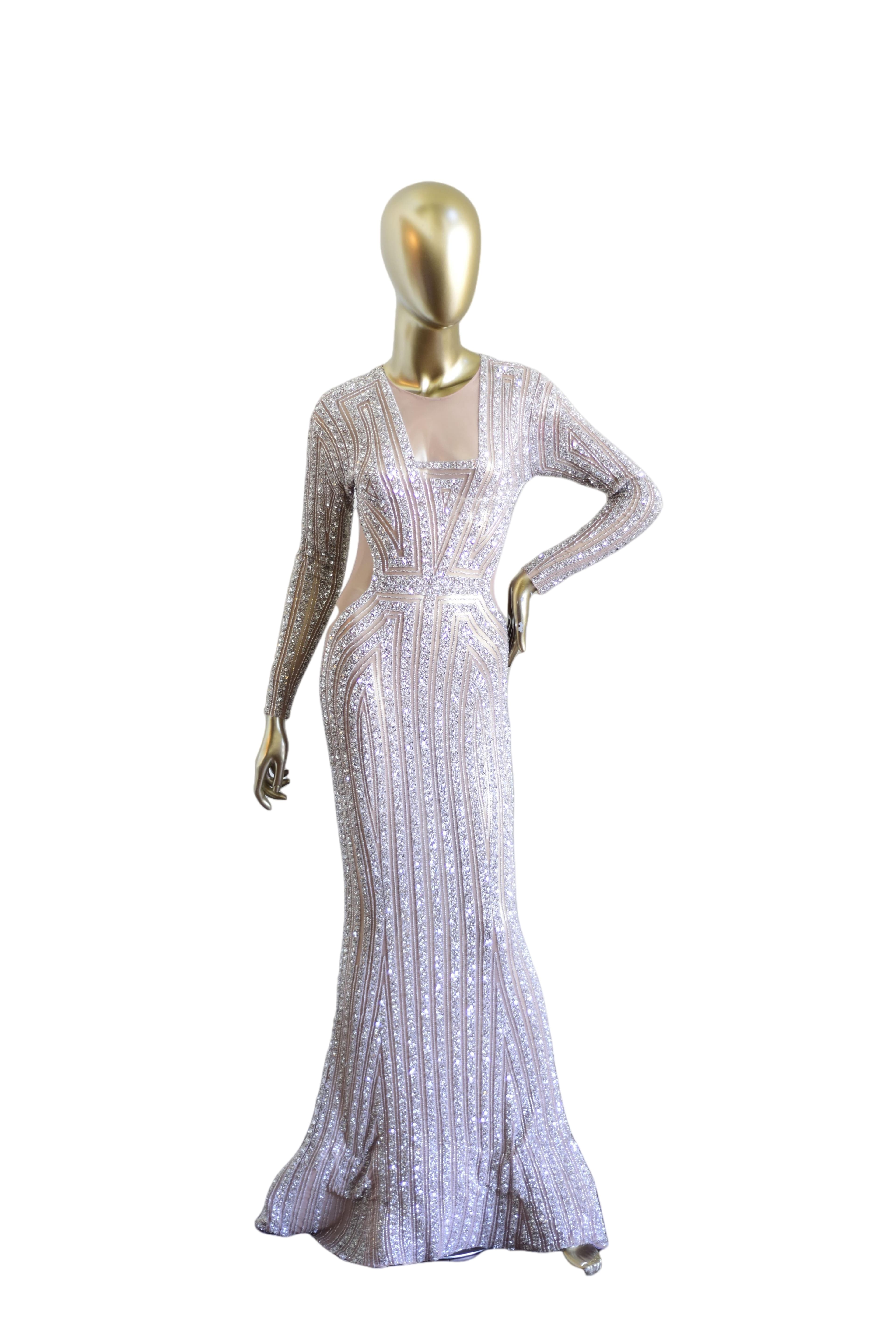 Youssef Al Jasmi Long Sleeve Dress