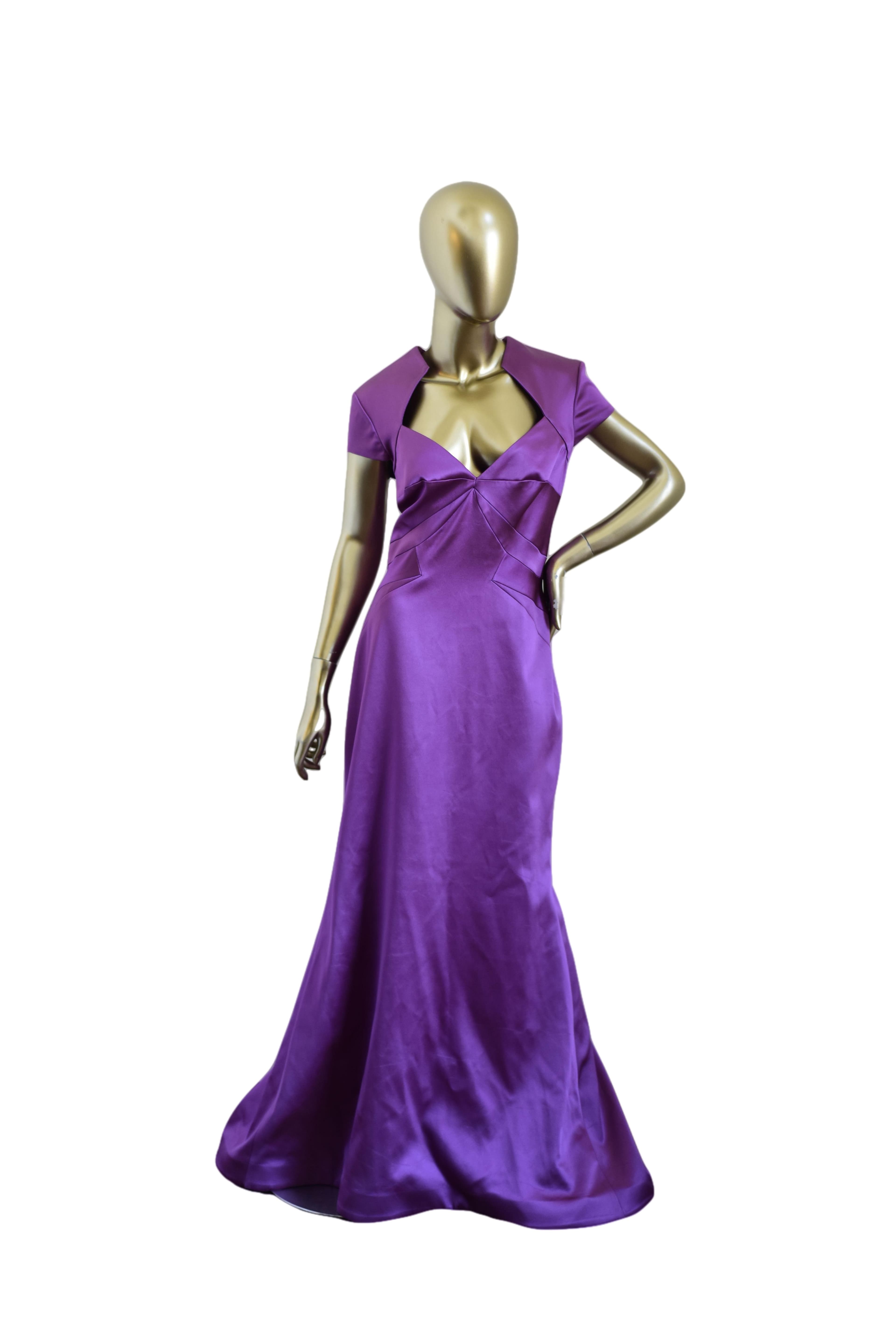 Zac Posen Purple Gown