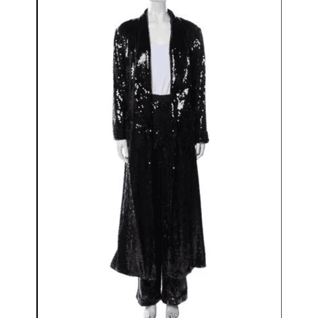 Chanel Navy Sequin Set
