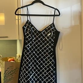 David Koma Black Dress With Crystal Embellishments — image 1