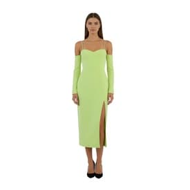 David Koma Midi Dress With Embellished Cold Shoulder — image 2