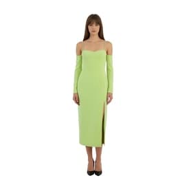 David Koma Midi Dress With Embellished Cold Shoulder — image 3