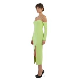 David Koma Midi Dress With Embellished Cold Shoulder — image 7