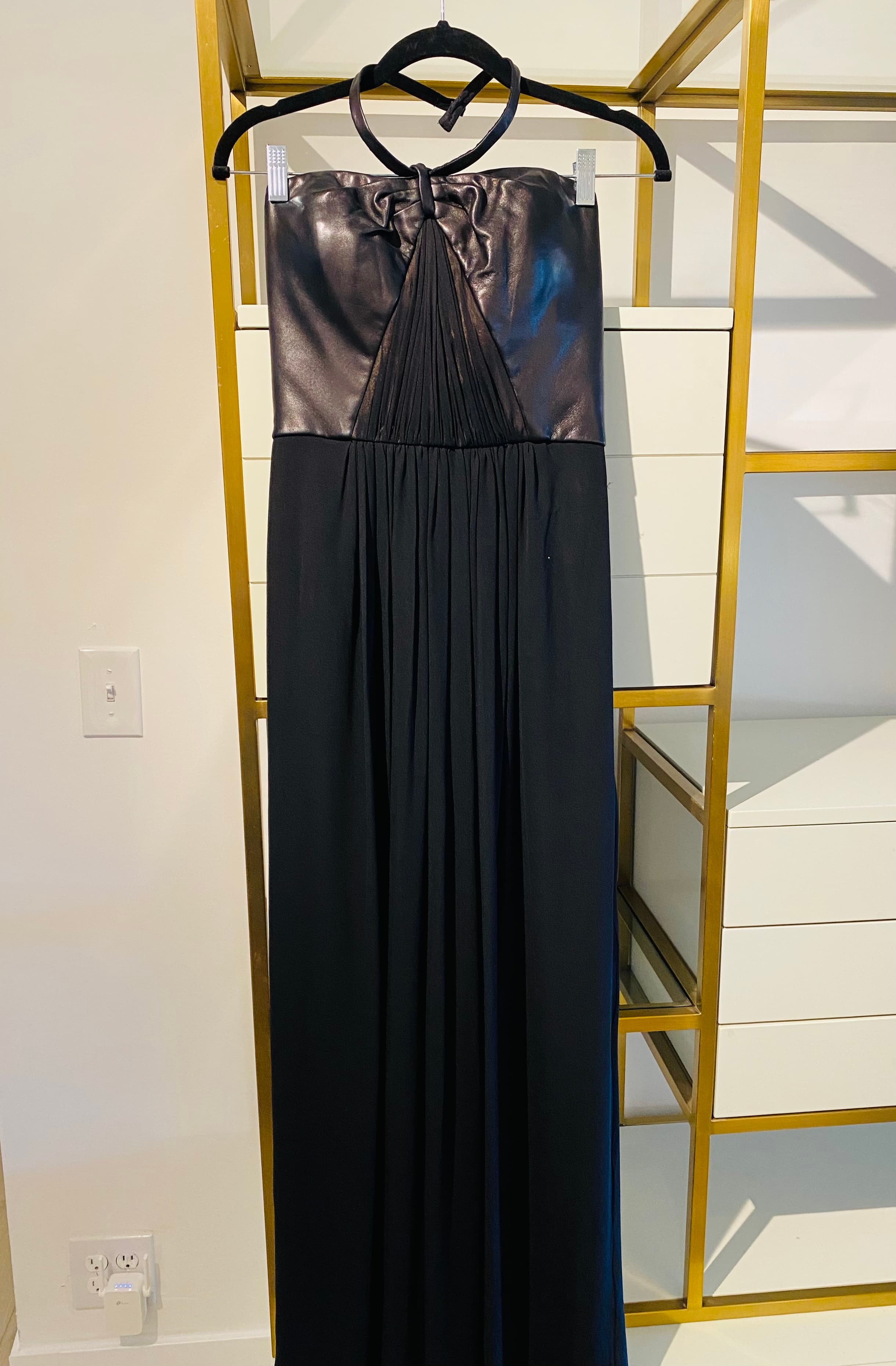 Bill Blass Vintage Leather Gown