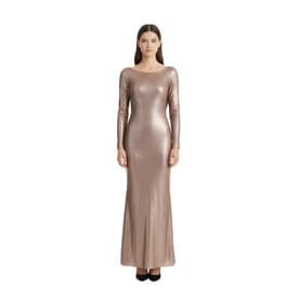 Naeem Khan Gold Sequin Gown — image 2