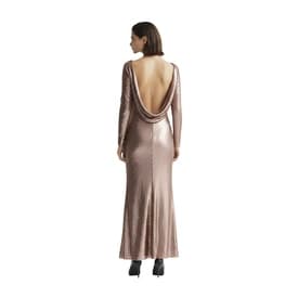 Naeem Khan Gold Sequin Gown — image 4