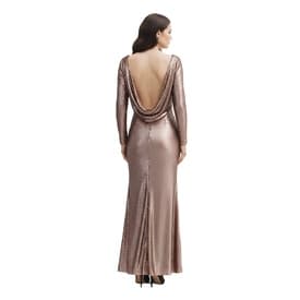 Naeem Khan Gold Sequin Gown — image 5